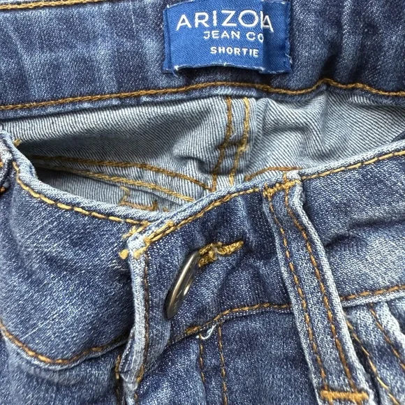 Arizona Kids Denim Lace-Trimmed Shorts - Picture 4 of 4